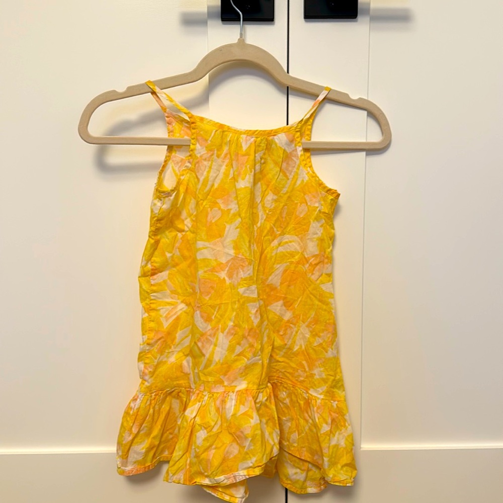 Janie and Jack Girls Yellow Cover Up